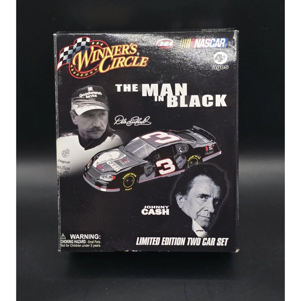 Winners Circle The Man In Black  1:64  #3 Dale Earnhardt, Johnny Cash (WB046)